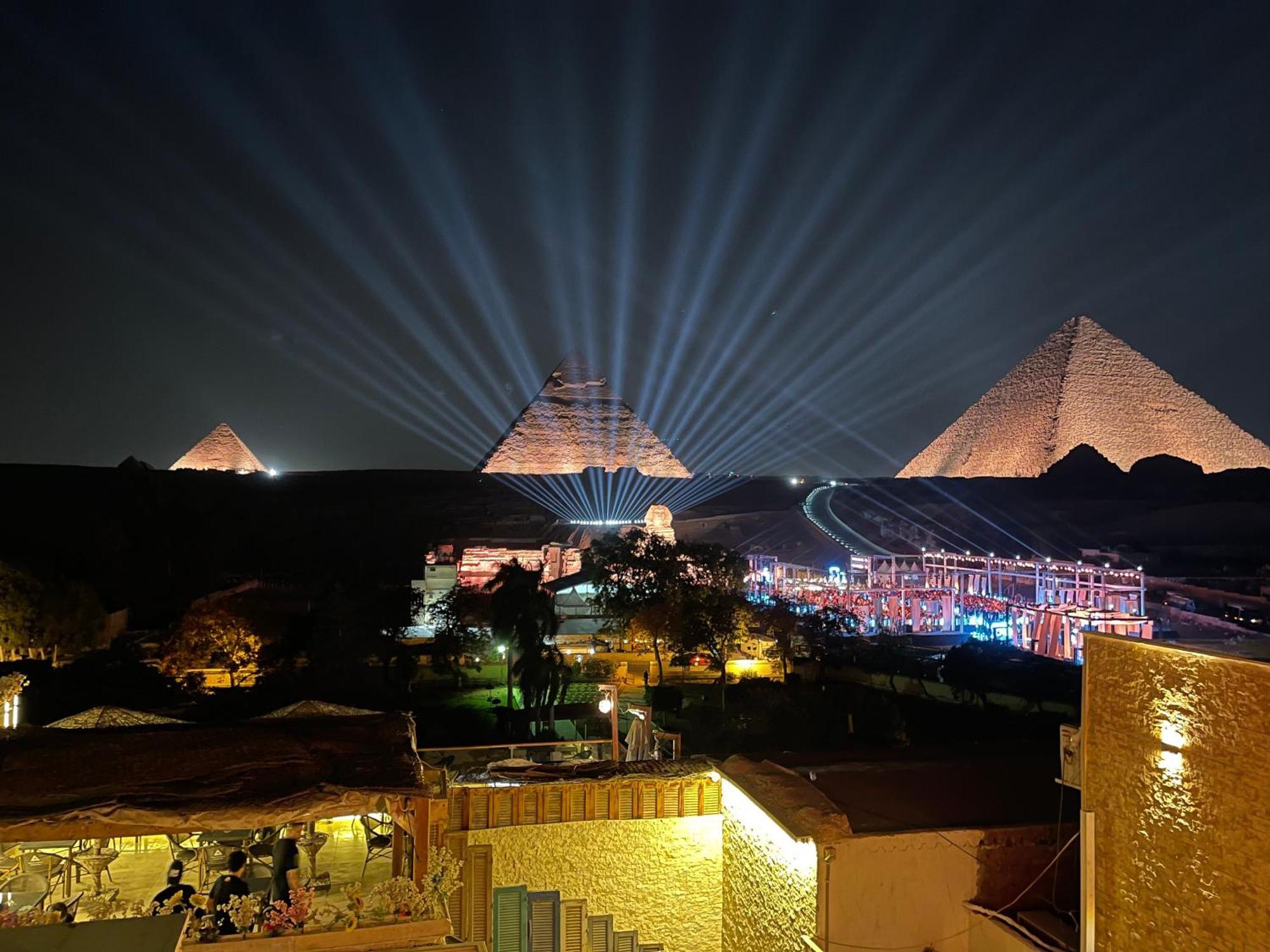 Basha Pyramids Inn Kafrat al Jabal ภายนอก รูปภาพ