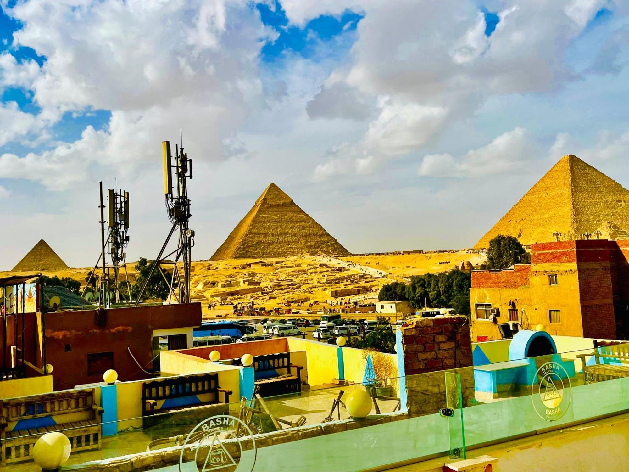 Basha Pyramids Inn Kafrat al Jabal ภายนอก รูปภาพ